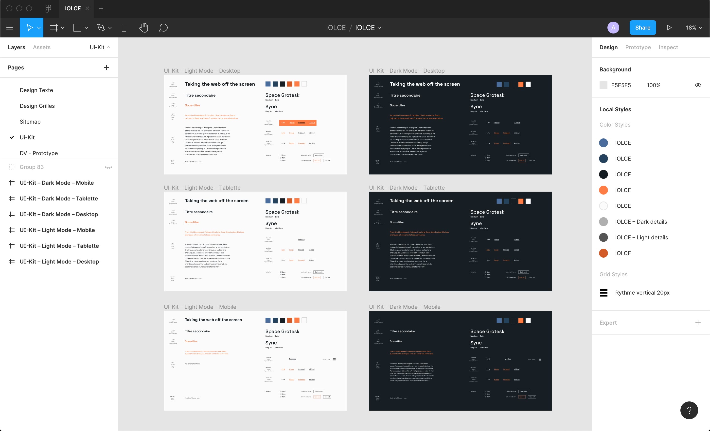 Mise en place de l'UI-Kit